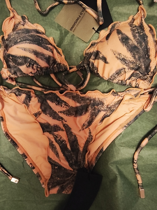 Vix Other - VIX Tropicus RIPPLE Palm Print Bikini Set Small NWT